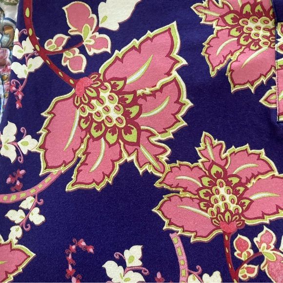 NWT Johnny Was Floral Women's swing polo tunic top size medium - Picture 6 of 7